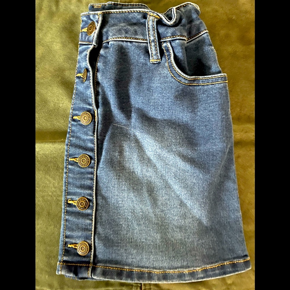 Car and Jack-  skirt denim blue girls size 7/8